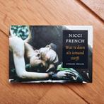Nicci French - Wat te doen als iemand sterft - Dwarsligger, Ophalen of Verzenden, Gelezen, Nicci French, Nederland