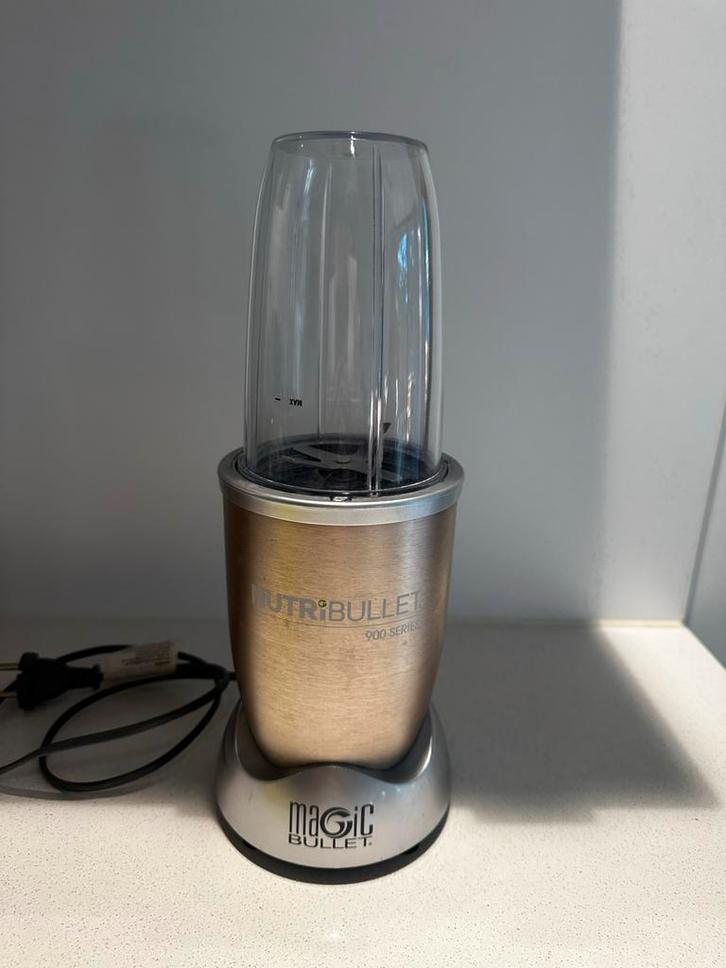 Nutribullet Pro 900 - Champagne - Zo goed als nieuw, Witgoed en Apparatuur, Blenders, Zo goed als nieuw, Blender, Ophalen of Verzenden