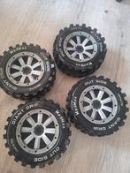 HPI Baja Losi MCD MadMax Banden Set ZGAN, Ophalen, Benzine, Zo goed als nieuw, Onderdeel