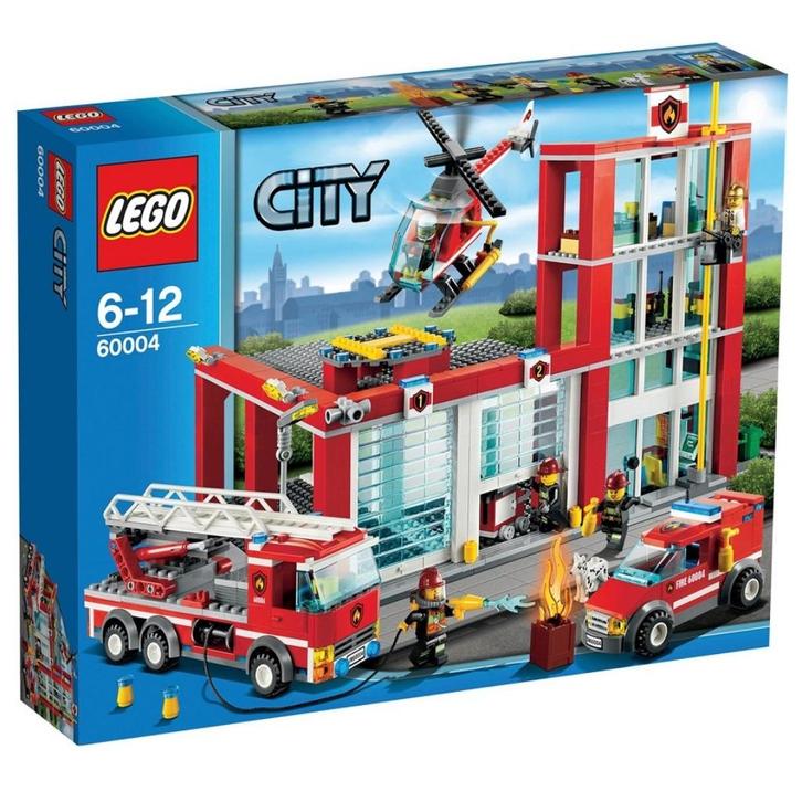 LEGO City 60004: Brandweerkazerne         * 't LEGOhuis *, Kinderen en Baby's, Speelgoed | Duplo en Lego, Nieuw, Lego, Complete set