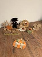 7 x herfst beeldjes van hout, Ophalen of Verzenden, Nieuw