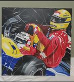 Schilderij van Ayrton Senna, Ophalen of Verzenden