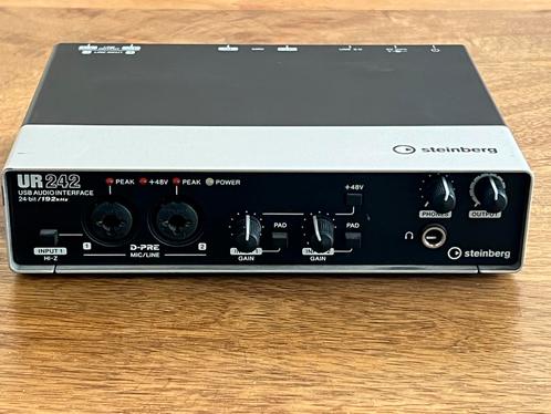 Steinberg UR242 USB Audio Interface, Audio, Tv en Foto, Professionele Audio-, Tv- en Video-apparatuur, Gebruikt, Audio, Ophalen of Verzenden