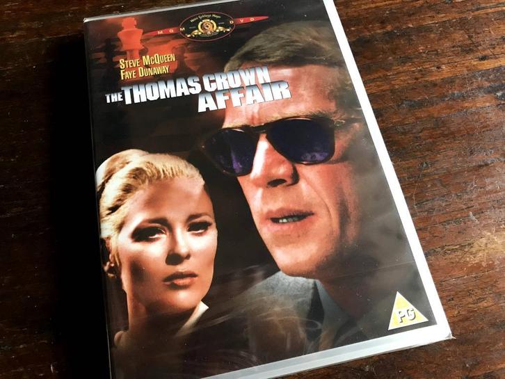 THE THOMAS CROWN AFFAIR (Steve McQueen) UK Import DVD Nieuw, Cd's en Dvd's, Dvd's | Thrillers en Misdaad, Nieuw in verpakking