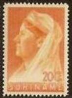 Suriname NVPH nr 170 postfris Koningin Wilhelmina 1936, Postzegels en Munten, Postzegels | Suriname, Verzenden, Postfris