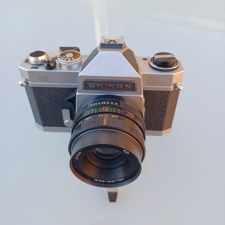Vintage Chinon CS spiegelreflexcamera, Audio, Tv en Foto, Fotocamera's Analoog, Gebruikt, Spiegelreflex, Overige Merken, Ophalen of Verzenden