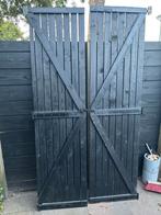 Houten binnendeuren  - Zwart - Gebruikt, Doe-het-zelf en Verbouw, Ophalen, Gebruikt, 80 tot 100 cm, Binnendeur