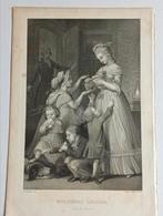 Goethe oude gravure Werthers Leiden, Verzenden