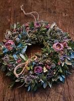 krans in het oud rose, Ophalen of Verzenden, Nieuw