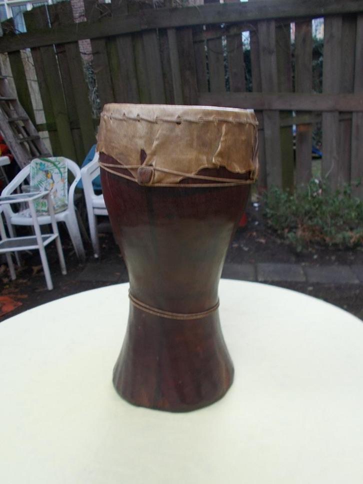 Afrikaanse handtrommel afhalen, Antiek en Kunst, Kunst | Niet-Westerse kunst, Ophalen of Verzenden