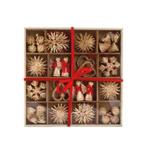 Kersthangers van stro 56-delig - engel - ster - sneeuwvlok, Diversen, Kerst, Ophalen of Verzenden, Nieuw