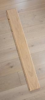 Geborsteld eiken parketvloer,  geolied+15m² ondervloer, Doe-het-zelf en Verbouw, 50 tot 150 cm, Nieuw, 10 m² of meer, 10 tot 30 cm