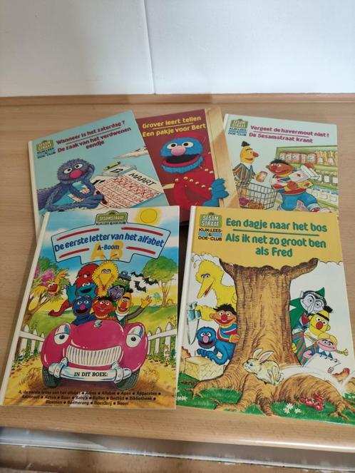 5 Sesam Straat Boeken, Kinderen en Baby's, Kinderkamer | Inrichting en Decoratie, Zo goed als nieuw, Overige typen, Ophalen of Verzenden