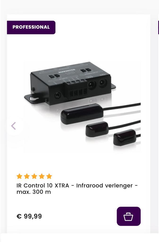 Marmitek IR Afstandsbediening Set, Audio, Tv en Foto, Afstandsbedieningen, Gebruikt, Origineel, Receiver of Versterker, Ophalen of Verzenden