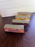 Jouef 3x en 1x lima bagage wagen, Gebruikt, Gelijkstroom, Jouef, Wagon