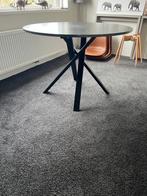 Moderne ronde 105cm eettafel mariedamm met 4 eetkamer stoele, Ophalen, Gebruikt, 100 tot 150 cm, Rond