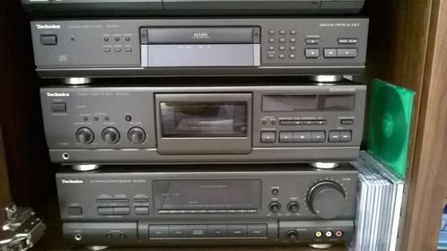 Technics stereo set met Bose boxen en bas-box., Audio, Tv en Foto, Stereo-sets, Zo goed als nieuw, Cd-speler, Tuner of Radio, Speakers