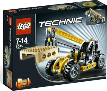 LEGO Technic 8045 - Mini Telescooplader (2010) 2 modellen. beschikbaar voor biedingen