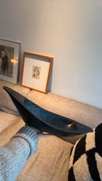 Houten decoratieve schaal zwart langwerpig, Huis en Inrichting, Ophalen of Verzenden, Nieuw