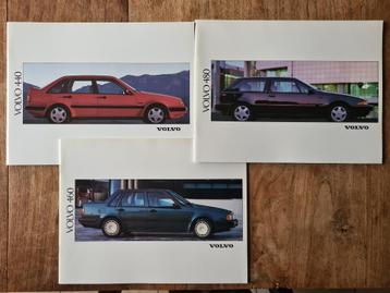 Diverse folders Volvo 440, 460 en 480 origineel NL