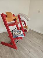 Twee Tripp Trapp Kinderstoelen Nieuw Model, Ophalen of Verzenden, Gebruikt, Meegroeistoel, Stoelverkleiner