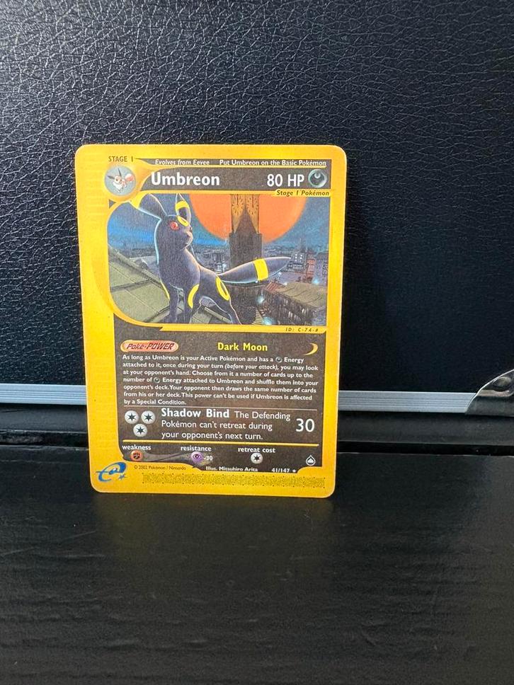 Umbreon expedition, Hobby en Vrije tijd, Verzamelkaartspellen | Pokémon, Zo goed als nieuw, Meerdere kaarten, Foil, Ophalen of Verzenden