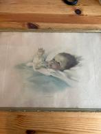 Ingelijste Tekening 'Awakening' - Bessie Pease Gutmann, Antiek en Kunst, Ophalen of Verzenden