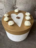 Trouwdoos Enveloppendoos Cadeaudoos 26 x 18:cm, Ophalen, Zo goed als nieuw, Wit, Accessoires