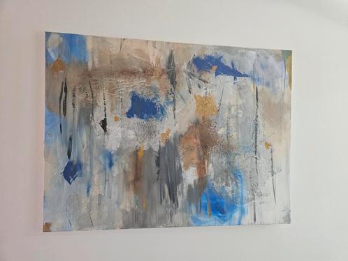 Abstract Schilderij - Handgemaakt, Antiek en Kunst, Kunst | Schilderijen | Abstract, Ophalen of Verzenden