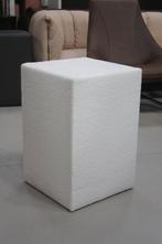 2 x vierkant nachtkastje hocker bijzettafel Teddy Boucle