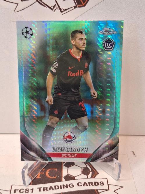 Gloukh - RB Salzburg - Topps UCC Chrome Green Rookie Para, Verzamelen, Sportartikelen en Voetbal, Nieuw, Poster, Plaatje of Sticker