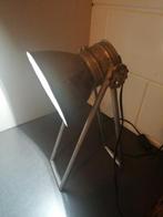 OUDE METALEN SCHIJNWERPER / LAMP 40X16 CM VERSTELBAAR, Ophalen of Verzenden