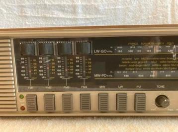 Nu voor €25,- Radio jaren 80 philips 576 houten look beschikbaar voor biedingen