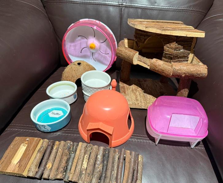 Hamster spulletjes, Dieren en Toebehoren, Knaagdieren en Konijnen | Toebehoren, Zo goed als nieuw, Overige typen, Ophalen of Verzenden