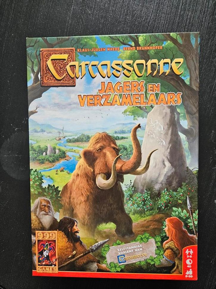 Carcassonne Jagers & Verzamelaars - Zo goed als nieuw!, Hobby en Vrije tijd, Gezelschapsspellen | Bordspellen, Zo goed als nieuw