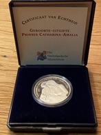 zilveren geboortemunt amalia 2003, Postzegels en Munten, Munten | Nederland, Ophalen of Verzenden, Koningin Beatrix, Euro's, Zilver