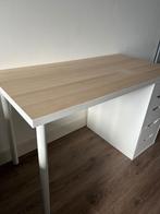 Licht eiken tafelblad 120x60 (Ikea Linnmon), Ophalen, Gebruikt