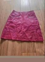 Roze lederlook rok, Kleding | Dames, Rokken, Maat 38/40 (M), Ophalen of Verzenden, Zo goed als nieuw, Knielengte