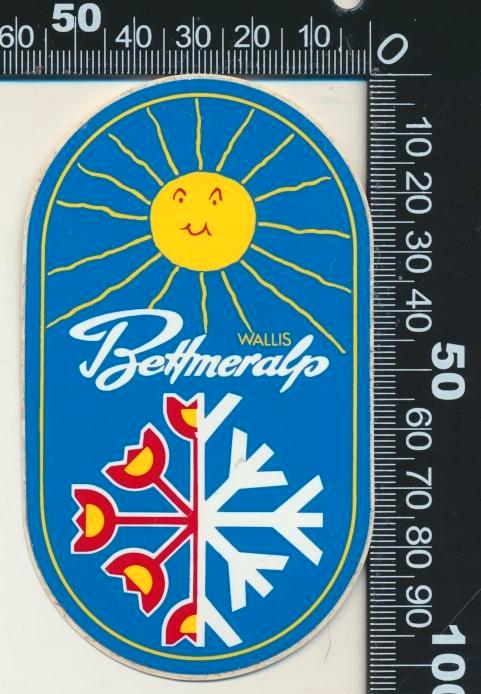 Sticker: Behmeralp Wallis, Verzamelen, Stickers, Zo goed als nieuw, Bedrijf of Vereniging, Ophalen of Verzenden