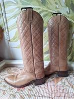 Paul warmer sendra leren laarzen maat 40 beige cowboy wester, Ophalen of Verzenden, Gedragen, Beige, Hoge laarzen