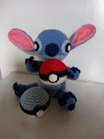 Gehaakte Stitch knuffel met Pokéballs, Ophalen of Verzenden, Nieuw, Overige typen