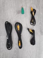 Diverse PC-kabels en adapters (oa tulp, PS/2, USB, S-video), Ophalen of Verzenden, Zo goed als nieuw