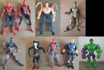 9 actiefiguren o.a spiderman en hulk, Ophalen of Verzenden, Gebruikt