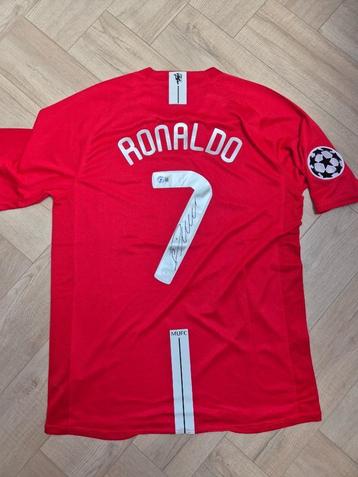 Gesigneerd Ronaldo - Manchester - 2007 - 2008 - incl certifi beschikbaar voor biedingen