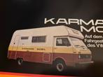 Camper Karmann Volkswagen LT 28 éérste type folder rond 1980, Ophalen of Verzenden, Zo goed als nieuw, Volkswagen