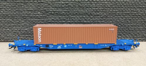 Märklin 47136 H0 T.W.R. containerwagen type Sgnss Matson (B), Hobby en Vrije tijd, Modeltreinen | H0, Nieuw, Wagon, Wisselstroom