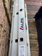 Alpe 3x 9 ladder, Doe-het-zelf en Verbouw, Ladders en Trappen, Ophalen, Zo goed als nieuw, Ladder, Opvouwbaar of Inschuifbaar