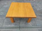 Mooie Eiken salontafel, Ophalen, 100 tot 150 cm, 50 tot 100 cm, Zo goed als nieuw