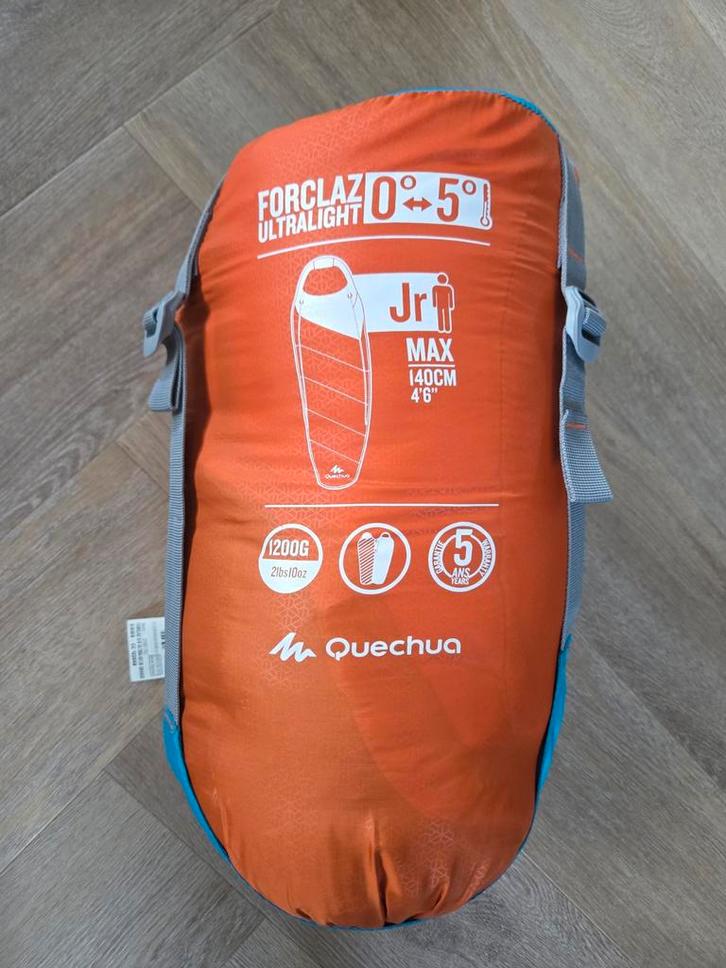 Quechua Junior Slaapzak - Perfect voor avonturen!, Caravans en Kamperen, Slaapzakken, Zo goed als nieuw, Ophalen of Verzenden