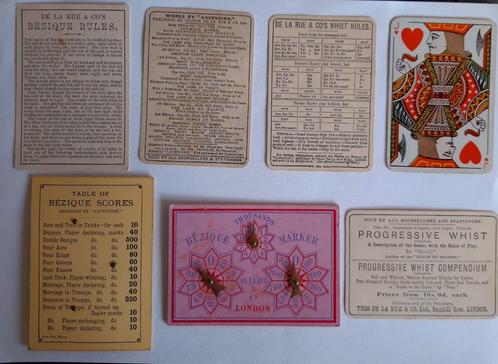 Prachtig mooie Bezique speelkaarten  set| Compleet | uit 180, Hobby en Vrije tijd, Gezelschapsspellen | Kaartspellen, Ophalen of Verzenden